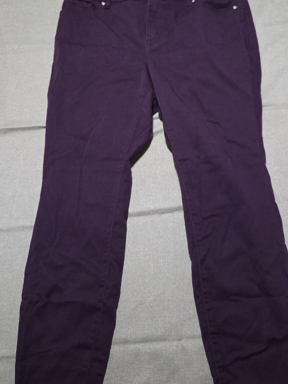 Dark Purple Skinny Pants